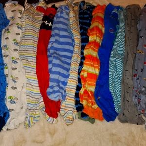 15 pairs of 3-6 & 6 month sleepers